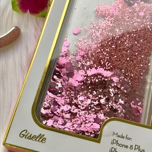 Pink Glitter Phone Case 🌸🌻🌹🌷🌺